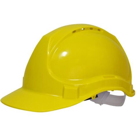 Scan YS-4 Safety Helmet in Yellow with Adjustable Fit and Enhanced Safety Features