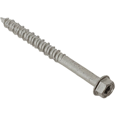 ForgeFix TFMSHT6370 TechFast Masonry Screw TORX Compatible Hex 6.3 x 70mm (Box 100) FORTFMH6370