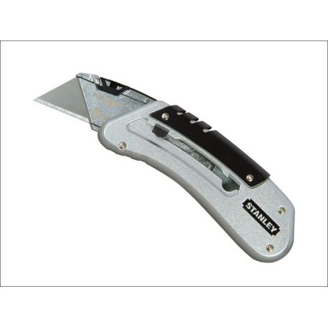Stanley Portable All-Metal Utility Knife with Quick-Release Blade and Belt Clip