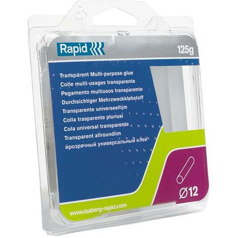 RAPID Transparent Glue Sticks 12mm x 94mm