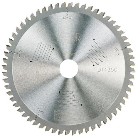 DEWALT DT4350 Series 60 Circular Saw Blade 216mm x 30mm x 60T ATB/Neg