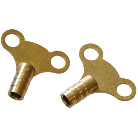 Faithfull Radiator Keys - Brass (Pack of 2) FAIRADKEY