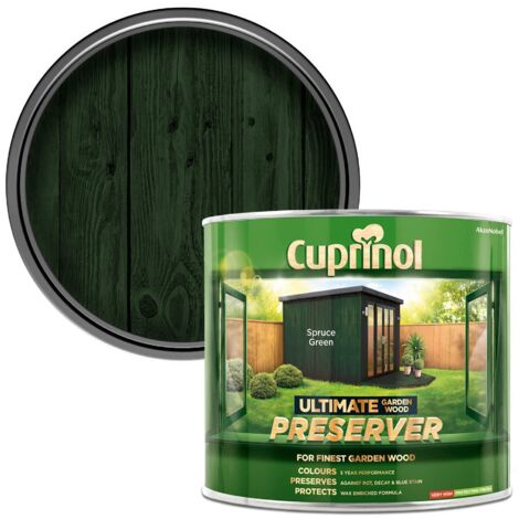 Cuprinol Ultimate Garden Wood Preserver Spruce Green 1L