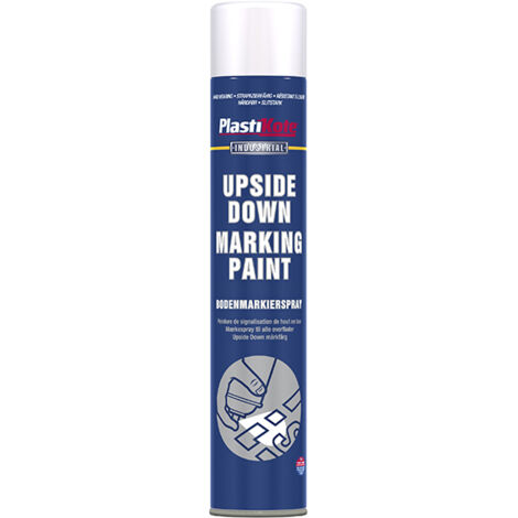 Plastikote Upside Down Marking Paint White 750ml