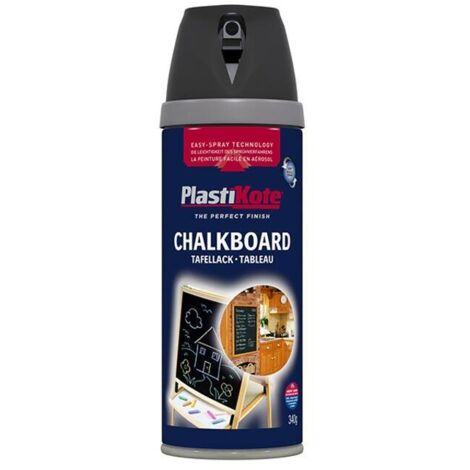 PlastiKote 440.0026001.076 Twist & Spray Chalkboard Paint Black 400ml PKT26001