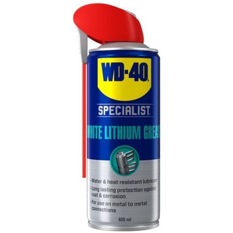 WD-40 44391 WD-40 Specialist White Lithium Grease Aerosol 400ml W/D44390