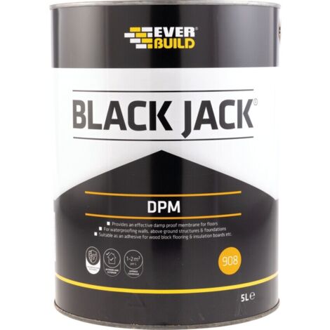 Everbuild Black Jack 908 D.P.M. 5 Litre (1/5)