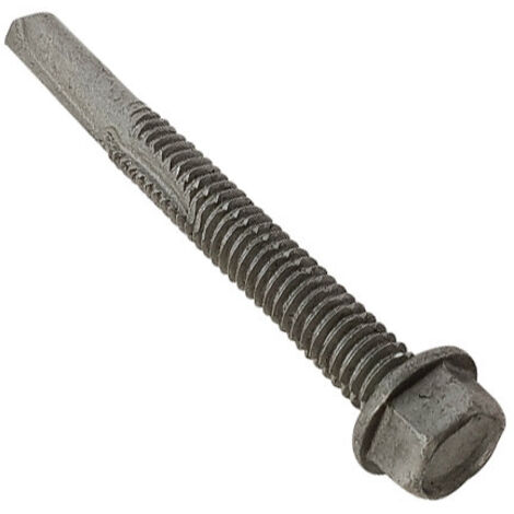ForgeFix TechFast Roofing Sheet to Steel Hex Screw No.5 Tip 5.5 x 80mm Box 100 FORTFH5580H