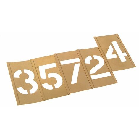Stencils Brass Interlocking Stencils - Figures 2In