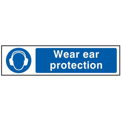 Scan 5016 Wear Ear Protection - PVC 200 x 50mm SCA5016