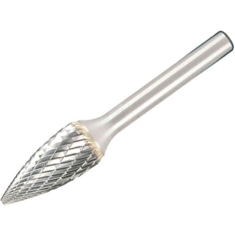 Dormer Solid Carbide Rotary Burr Bright Pointed Tree 3 x 3mm DOR813303 (1/3)