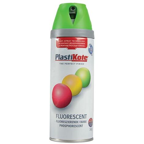PlastiKote 440.0001903.076 Twist & Spray Fluorescent Green 400ml PKT1903