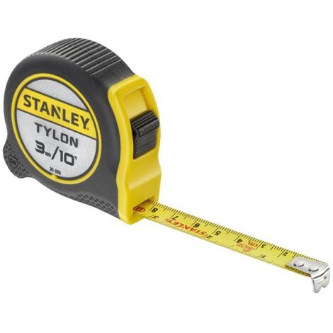 Stanley 1-30-686 3m 3 Meter Tape Measure STA130686 10FT Pocket Tape Belt Clip