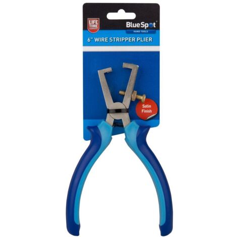 BlueSpot Tools Wire Stripping Pliers 150mm Soft Grip Vinyl Handles B/S08190 (1/3)