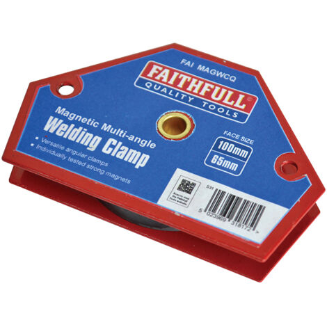Faithfull AMC1187 Welding Magnet Quick Clamp 100 x 65mm FAIMAGWCQ