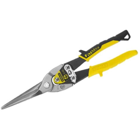 Stanley 2-14-566 Aviation Snip Long Cut Straight Tin Snips STA214566
