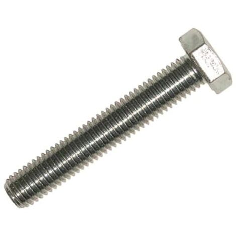 METALMATE® High Tensile Set Screw ZP M10 x 90mm (Box 50) MEMHTS1090Z