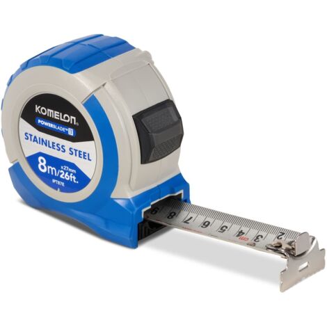 Komelon PowerBlade Pocket Tape 8m/26ft - 27mm Width (1/5)