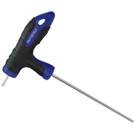 Faithfull Ball Ended T-Handle Hexagon Key 3mm FAIHK30MTN