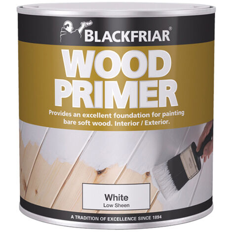 Blackfriar BF0370001E1 Wood Primer White 500ml BKFWPW500