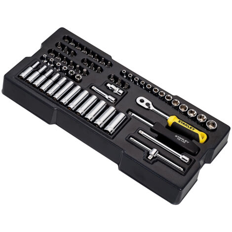 Stanley Tools Transmodule System 1/4In Drive Metric Socket Set 60 (1/3)