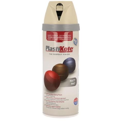 PlastiKote 440.0023114.076 Twist & Spray Matt French Grey 400ml PKT23114
