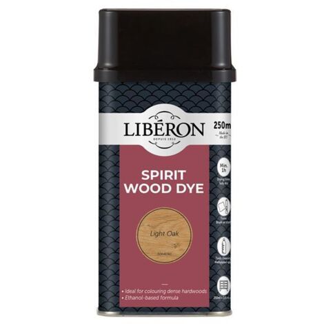 Liberon Spirit Wood Dye Light Oak 250ml LIBWDSLO250