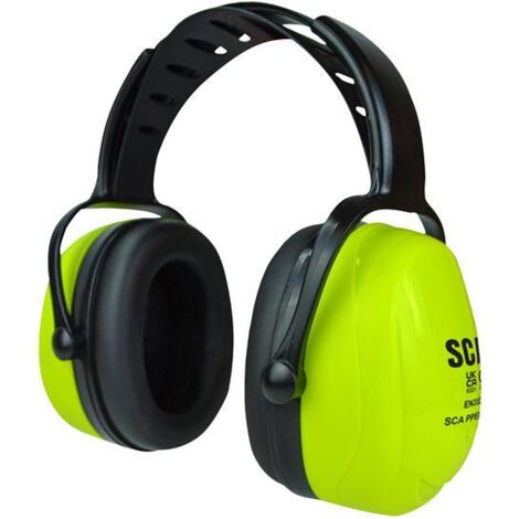 Scan FM-2 Hi-Vis Ear Defenders SNR 33 dB SCAPPEEARDP