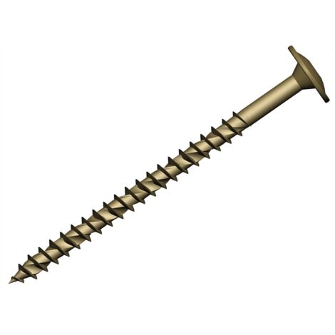 ForgeFix FFCS8280 Wafer Head TORX Compatible Construction T40 Screws Tan 8x280mm Tub 25 FORCS8280