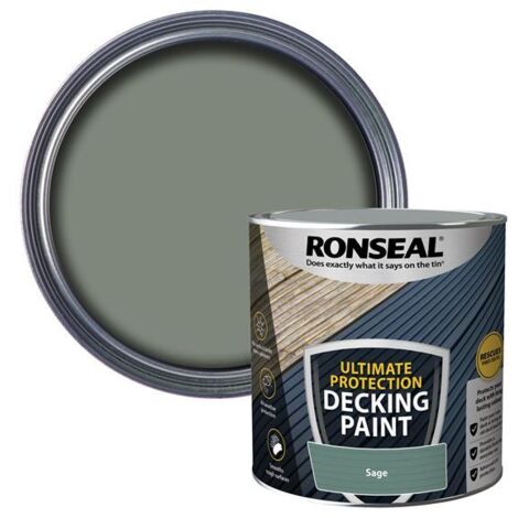 Ronseal 39162 Ultimate Protection Decking Paint Willow 2.5 litre RSLDPW25L