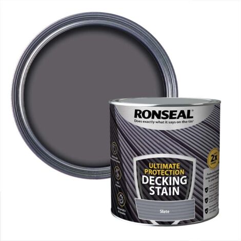 Ronseal 36913 Ultimate Protection Decking Stain Slate 2.5 litre RSLUDSS25L