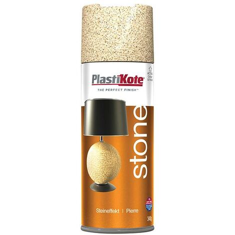 Plastikote Stone Touch Textured Finish Alabaster 400ml (1/3)