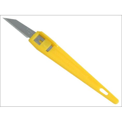 Stanley Disposable Hobby Scalpel Set with Precise Blade Guidance, 3 Pieces, 140 mm