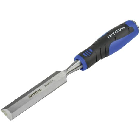 Faithfull Soft Grip Bevel Edge Chisel 25mm 1in FAIWCSG25 (1/2)
