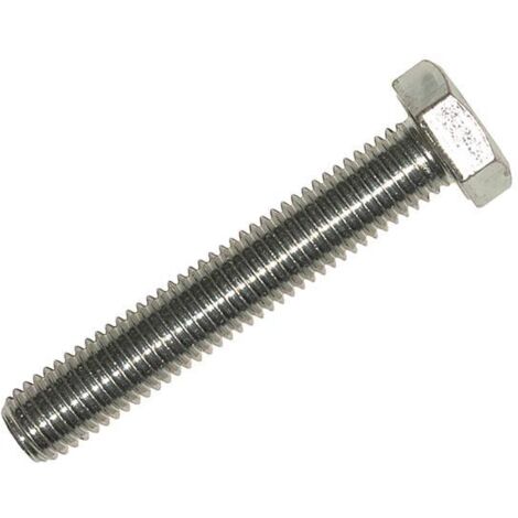 METALMATE® High Tensile Set Screw ZP M10 x 75mm (Box 100) MEMHTS1075Z
