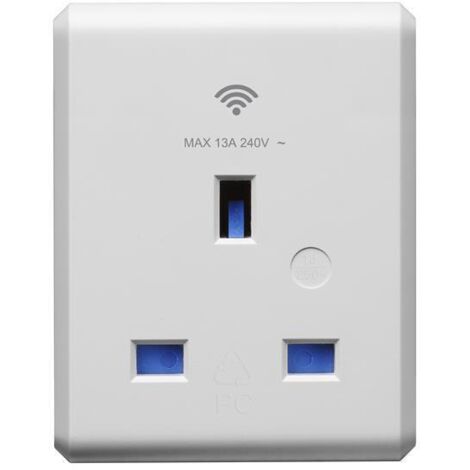 Link2Home L2H-SMARTPLUG Wi-Fi Plug-in Socket 13 amp LTHSMARTPLUG