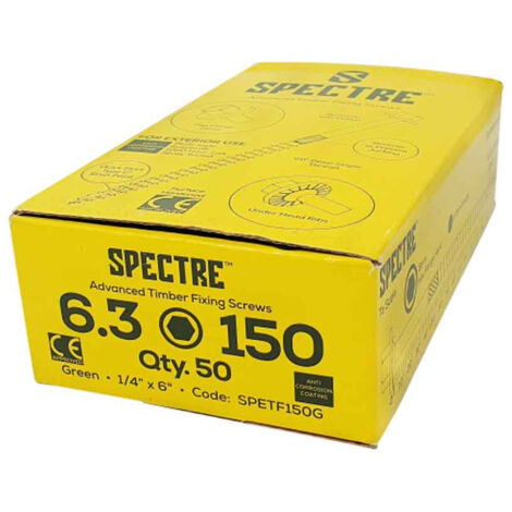 Forgefix SpectreÂ TimberFix Screw 6.3 x 250mm