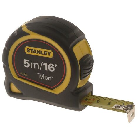 Stanley Tylon Pocket Tape Measure 5m / 16ft, 19mm Blade, ABS Case, Carded