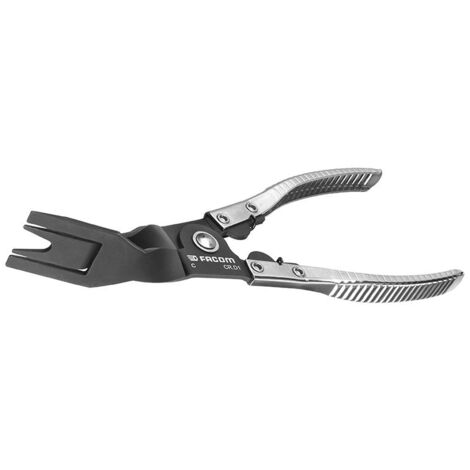 Facom 240 mm Trim Clip Removal Pliers with Wide Nose and Finger Guard