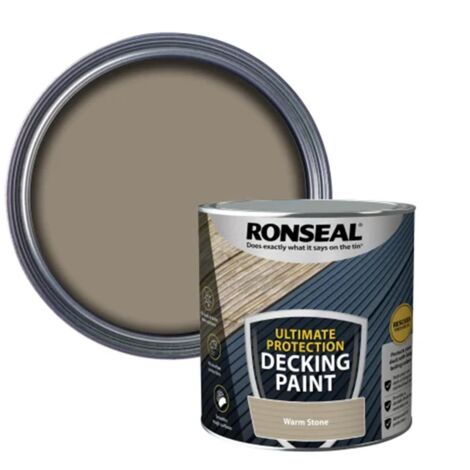 Ronseal 39164 Ultimate Protection Decking Paint Warm Stone 2.5 litre RSLDPWS25L