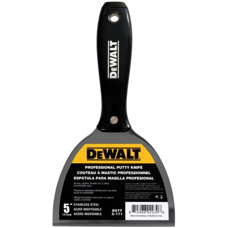 DeWALT 125mm (5-inch) Drywall Jointing and Filling Knife EU2-171 DDW2171 for Smooth Finishing