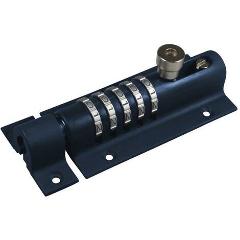 Squire CombiBolt 5 Re-Codable Combination Locking Bolt, Black, 150mm