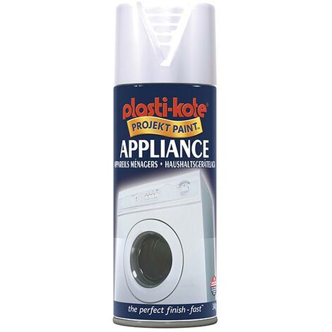 Plastikote Twist & Spray Appliance Enamel Gloss White 400ml