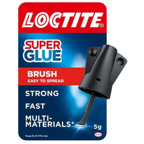 Loctite 2633193 Super Glue Liquid, Brush Bottle 5g LOCSGLB5GNR
