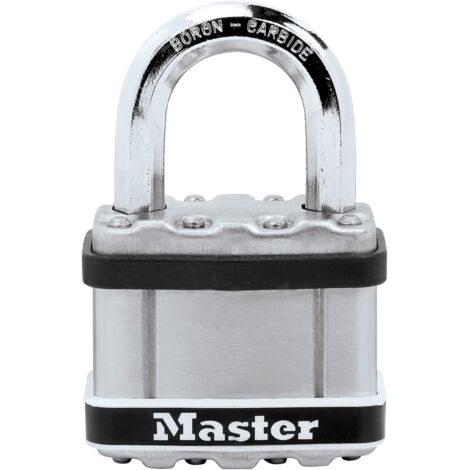Master Lock M5EURDSTSCC Excell Laminated Stainless Steel 51mm Padlock MLKM5ESTSCC