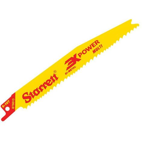BT6610-5 Bi-Metal Reciprocating Blade, Tapered 152mm 6-10 TPI (Pack 5)