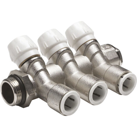 John Guest Speedfit Brass Manifold 15mm X 3/4" 4 Port