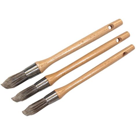 Faithfull 75FAIPOINT3 Pointed Brush Set, 3 Piece FAIPBPOINT3
