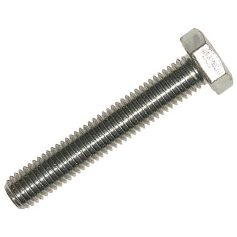 METALMATE® High Tensile Set Screw ZP M12 x 55mm (Box 50) MEMHTS1255Z