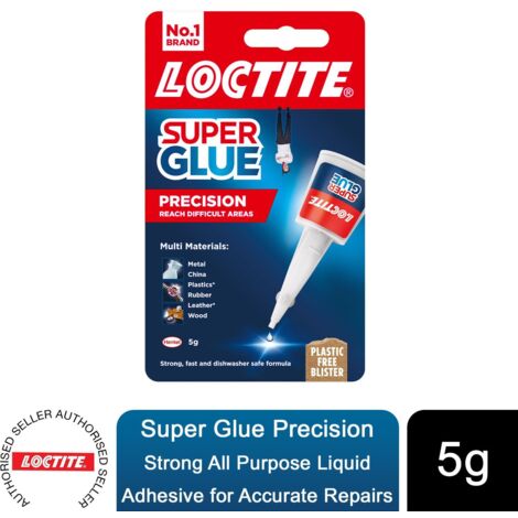 Loctite Super Glue Liquid, Precision Bottle 5g